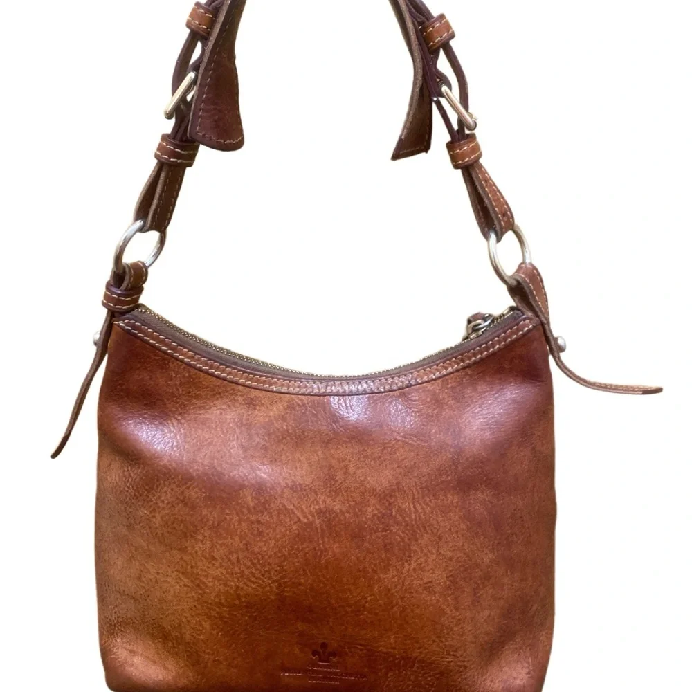 Brown Leather Shoulder Bag - Picture 2 of 7